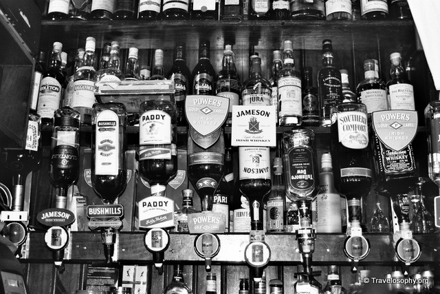 Irish Whiskey in Black and White