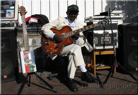 Guitar Player, Waterfront, Cape Town,