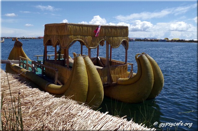 13. Boat - Lake Titicaca - Uros Islands - Peru