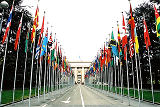 Flags of the World - UN, Geneva, Switzerland. Photography by Jean-Jacques.