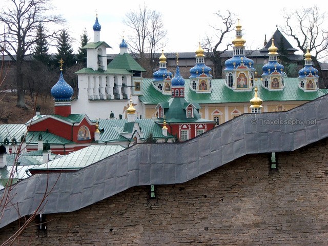 Pechory Monastery Walls And Buildings Russia (3)