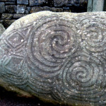 Newgrange Megalithic Rock Art Entrance Stone