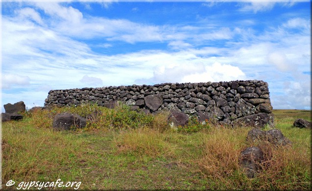 Hare Moa - Stone Chicken Coop - Rapa Nui - June 2015