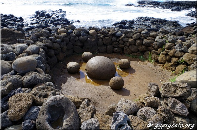 Te Pito Kura Magnetic Stone Rapa Nui North Coast