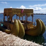 13. Boat Lake Titicaca Uros Islands Peru