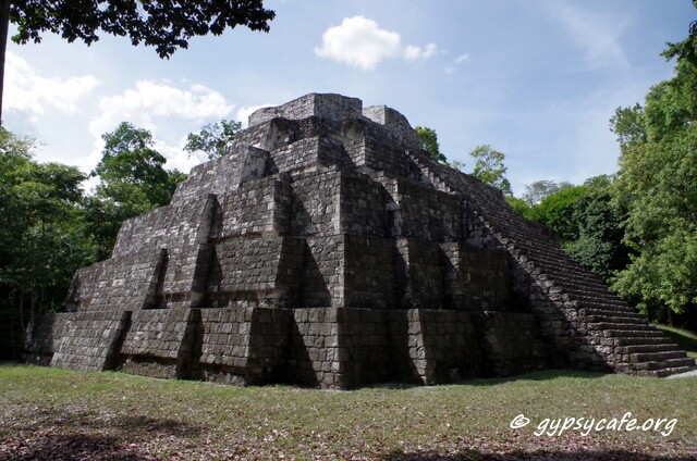 Yaxha Five Level Mayan Pyramid